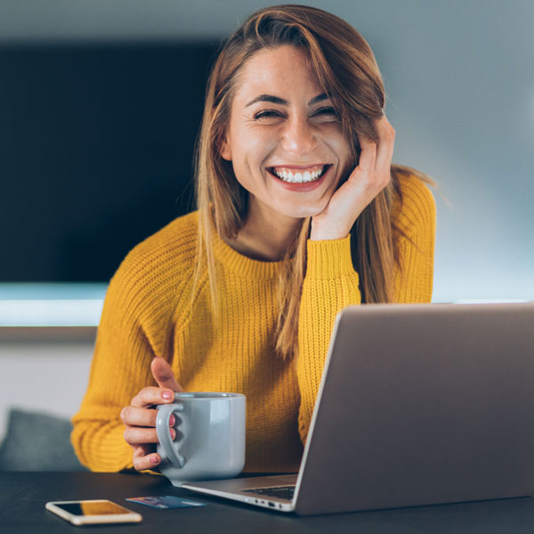 smiling woman