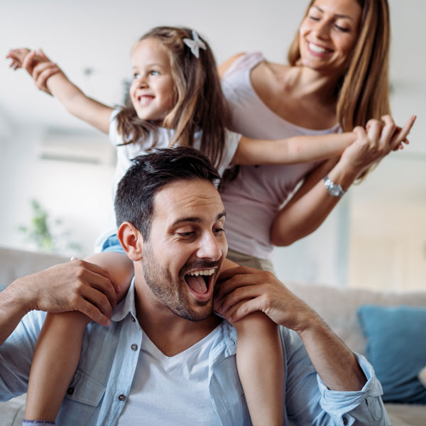 smiling family